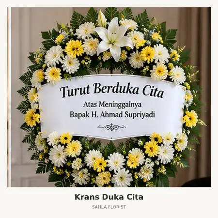 Krans Bunga Duka Summarecon Mall Bandung